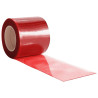 Tira de cortina para puertas PVC rojo 200x1.6 mm 25 m 4