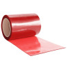 Cortina de porta 300 mm x 2.6 mm 10 m PVC vermelho 4
