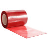 Cortina de porta 300 mm x 2.6 mm 25 m PVC vermelho 4