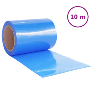 Tira de cortina para puertas PVC azul 300x2.6 mm 10 m H
