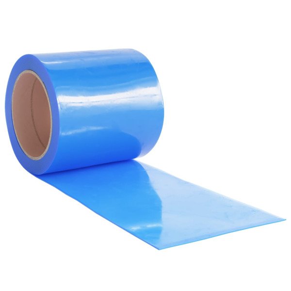 Tira de cortina para puertas PVC azul 200x1.6 mm 10 m M 4