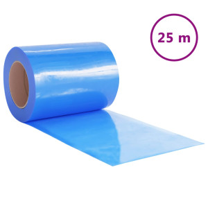 Tira de cortina para puertas PVC rojo 300x2.6 mm 25 m H
