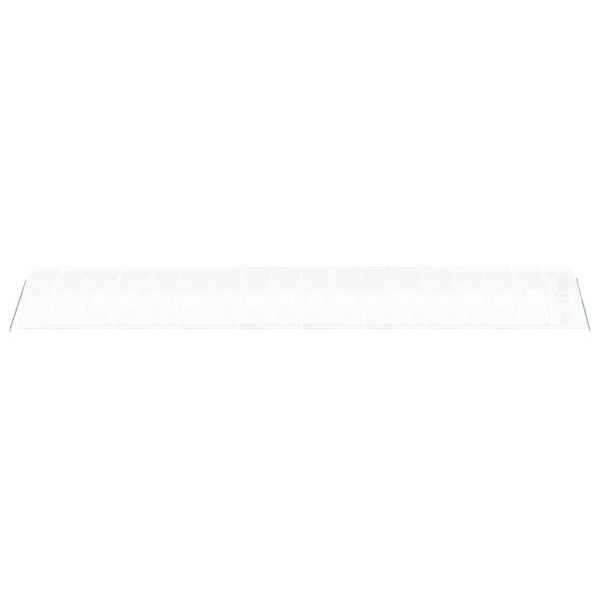 Estufa com estrutura de aço 54 m² 18x3x2 m branco M 5