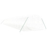 Invernadero con estructura de acero blanco 48 m² 16x3x2 m 3