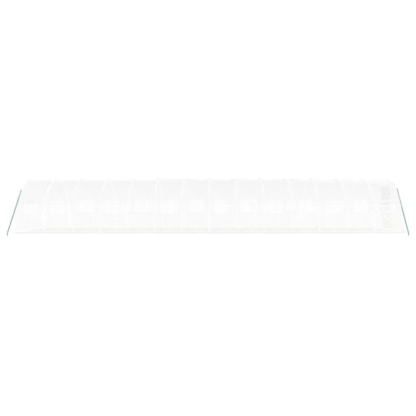 Estufa com estrutura de aço 42 m² 14x3x2 m branco M 5