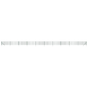 Cerca de alambre con pinchos de anclaje verde 0.8x25 m H