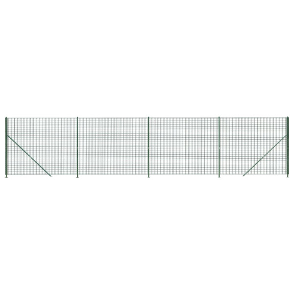 Cerca de alambre con brida verde 1.6x10 m M 2