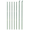 Cerca de alambre de acero galvanizado verde 1.4x10 m 3