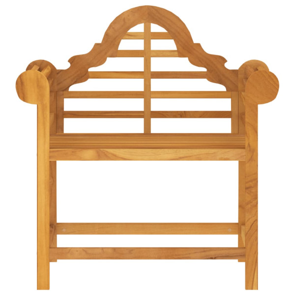 Silla de jardín madera maciza de teca 88x60x92 cm M 3