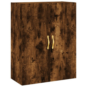 Armario de pared roble ahumado 69.5x34x90 cm H