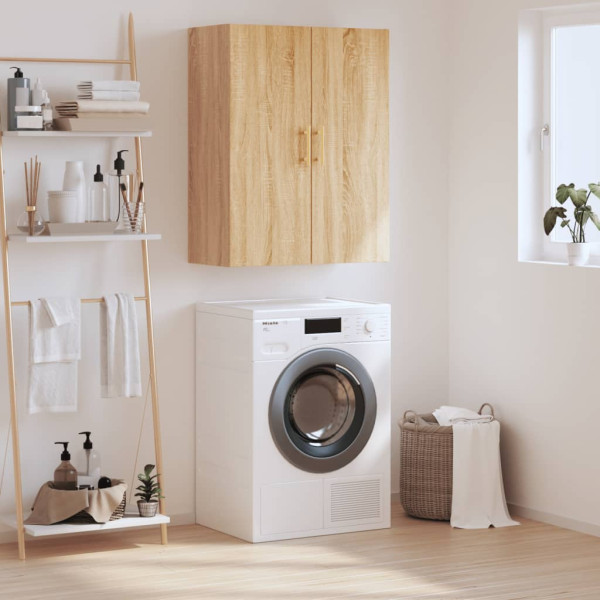 Armario de pared roble Sonoma 69.5x34x90 cm D