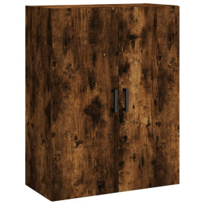 Armario de pared roble ahumado 69.5x34x90 cm H