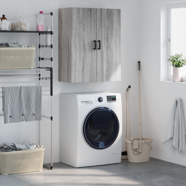 Armario de pared gris Sonoma 69.5x34x90 cm D