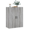 Armario de pared gris Sonoma 69.5x34x90 cm 4