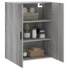 Armario de pared gris Sonoma 69.5x34x90 cm 5