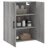 Armario de pared gris Sonoma 69.5x34x90 cm 5