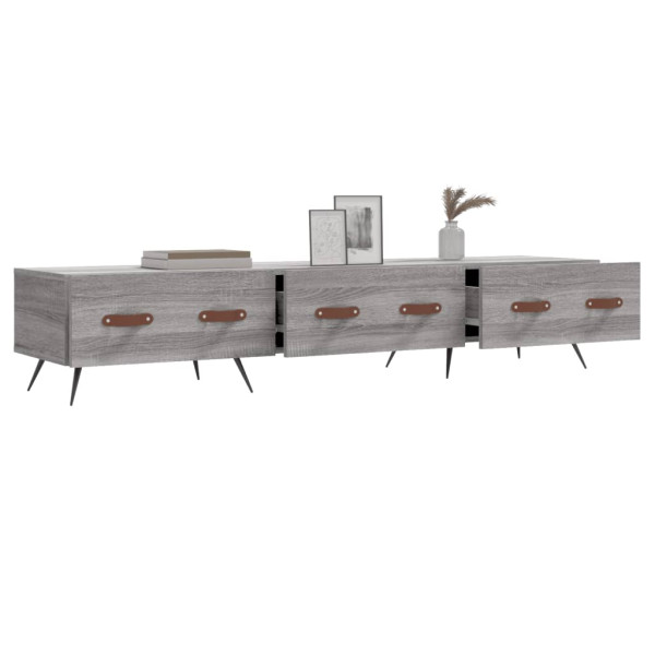 Móvel de TV 150x36x30 cm derivados de madeira cinzento sonoma M 4