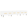 Mueble de TV madera de ingeniería blanco 150x36x30 cm 2