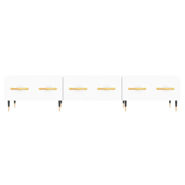 Móvel de TV 150x36x30 cm derivados de madeira branco M 5