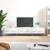 Mueble de TV madera de ingeniería blanco 150x36x30 cm 1