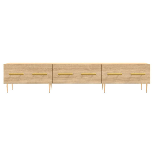 Mueble de TV madera de ingeniería roble Sonoma 150x36x30 cm M 5