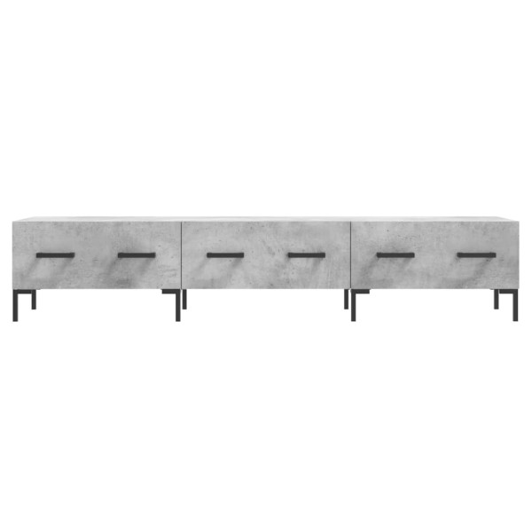 Mueble para TV madera de ingeniería gris hormigón 150x36x30 cm M 5