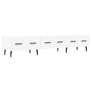 Mueble de TV madera de ingeniería blanco 150x36x30 cm H