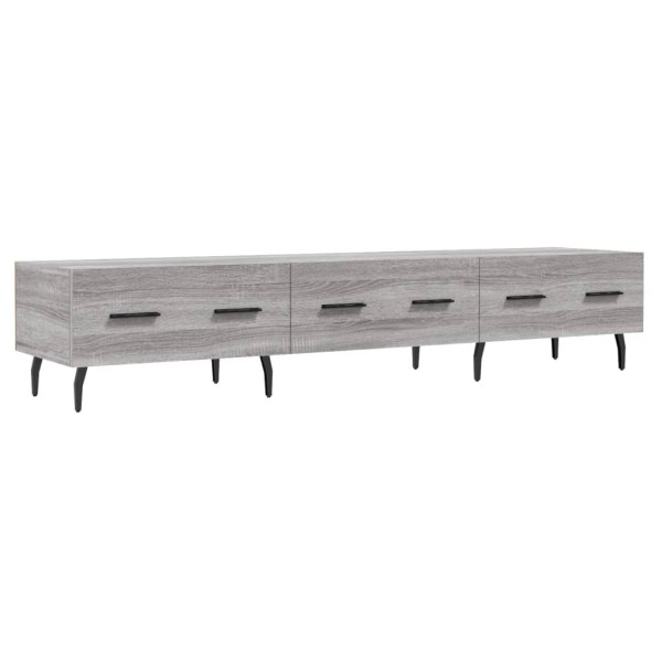 Mueble de TV madera de ingeniería gris Sonoma 150x36x30 cm M 2