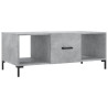 Mesa de centro madera contrachapada gris hormigón 102x50x40 cm 2
