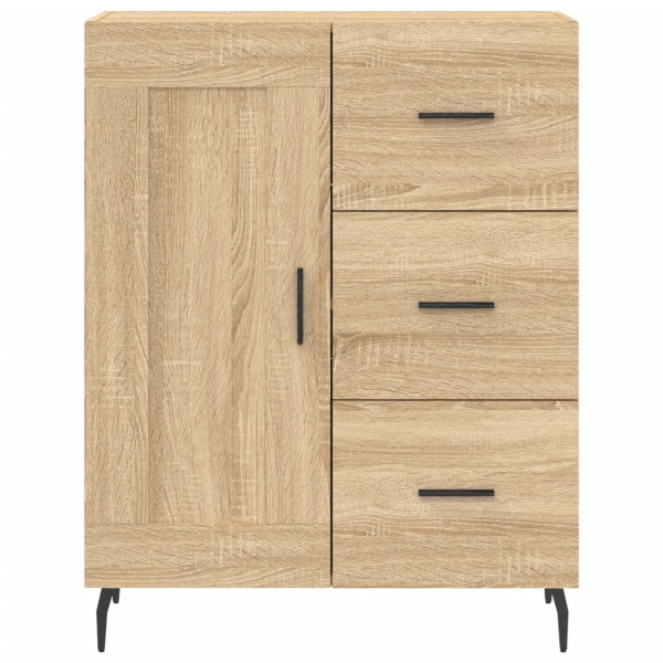 Decoração de madeira de carvalho Sonoma 69.5x34x90 cm M 5