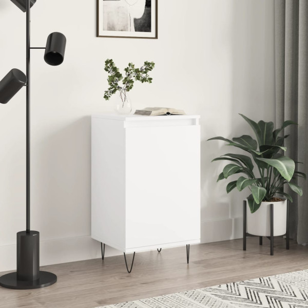 Aparador madera de ingeniería blanco 40x35x70 cm D