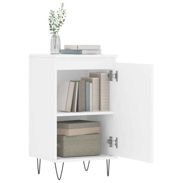 Aparadores 2 pcs 40x35x70 cm derivados de madeira branco M 4