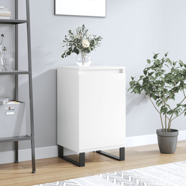 Aparador madera de ingeniería blanco 40x35x70 cm D