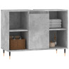 Mueble de baño madera de ingeniería gris hormigón 80x33x60 cm 3