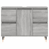 Mueble de baño madera de ingeniería gris Sonoma 80x33x60 cm 5