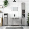 Mueble de baño madera de ingeniería gris Sonoma 80x33x60 cm 1