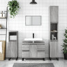 Mueble de baño madera de ingeniería gris Sonoma 80x33x60 cm 1