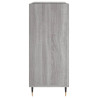 Mueble discos madera contrachapada gris Sonoma 84.5x38x89 cm 5