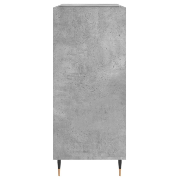 Mueble discos madera contrachapada gris hormigón 84.5x38x89 cm M 5