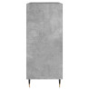 Mueble discos madera contrachapada gris hormigón 84.5x38x89 cm 5