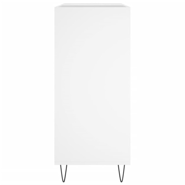 Armário para discos 84.5x38x89 cm derivados de madeira branco M 5