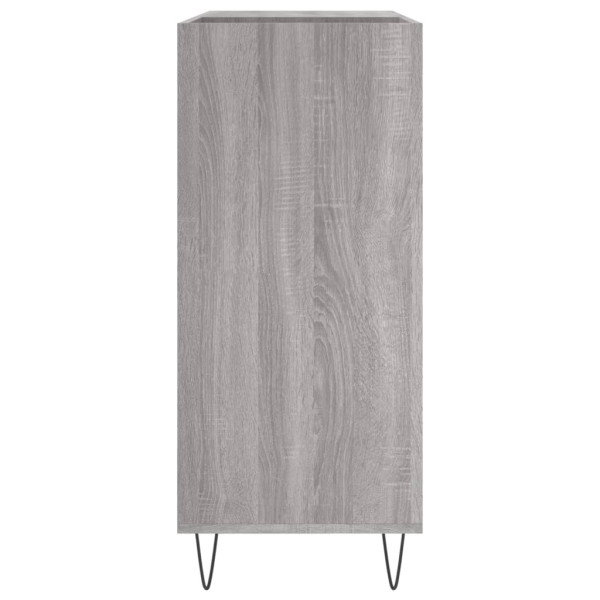 Mueble discos madera contrachapada gris Sonoma 84.5x38x89 cm M 5