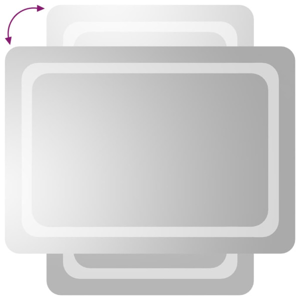 Espejo de baño con LED 50x70 cm M 4