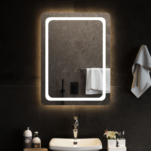 Espejo de baño con LED 60x80 cm D