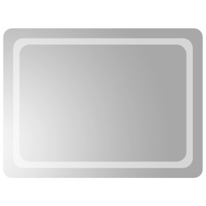 Espelho de banheiro com LED 60x80 cm H