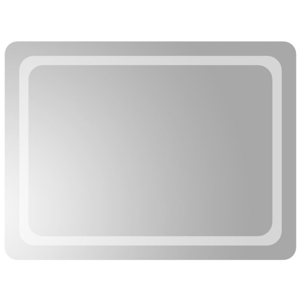 Espejo de baño con LED 80x60 cm M 2