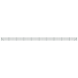 Cerca de malha de arame com flange 0.8x25 m verde H