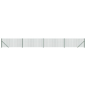 Cerca de malha de arame com flange 0.8x10 m verde H