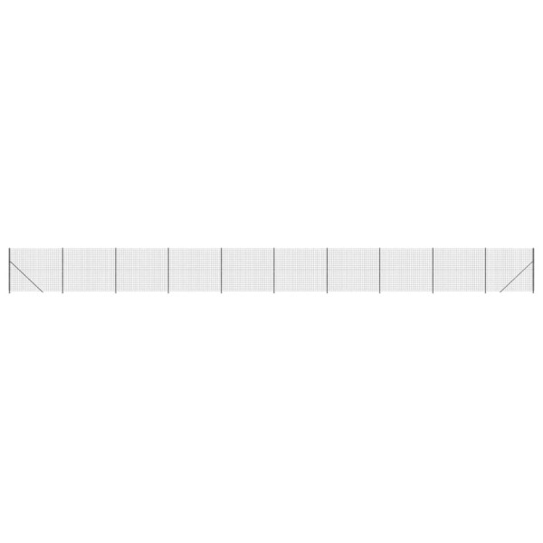 Cerca de alambre con brida gris antracita 1.6x25 m M 2