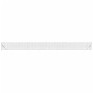 Cerca de alambre con brida gris antracita 2.2x25 m H